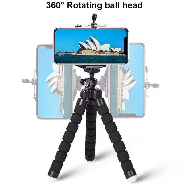 Adjustable Octopus mobile tripod plus holder Mobile Tripod Stand Flexible Tripod Stand