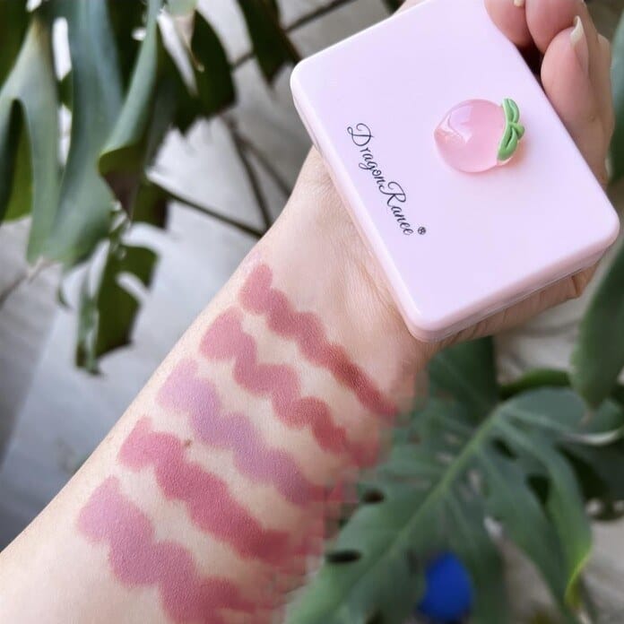 5 Pcs Dragon Ranee Peach Mini Lipstick Set | Long Lasting Makeup