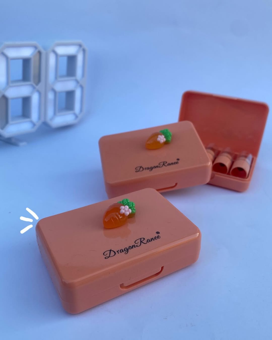5 Pcs Dragon Ranee Carrot Mini Lipstick Set | Long Lasting Makeup