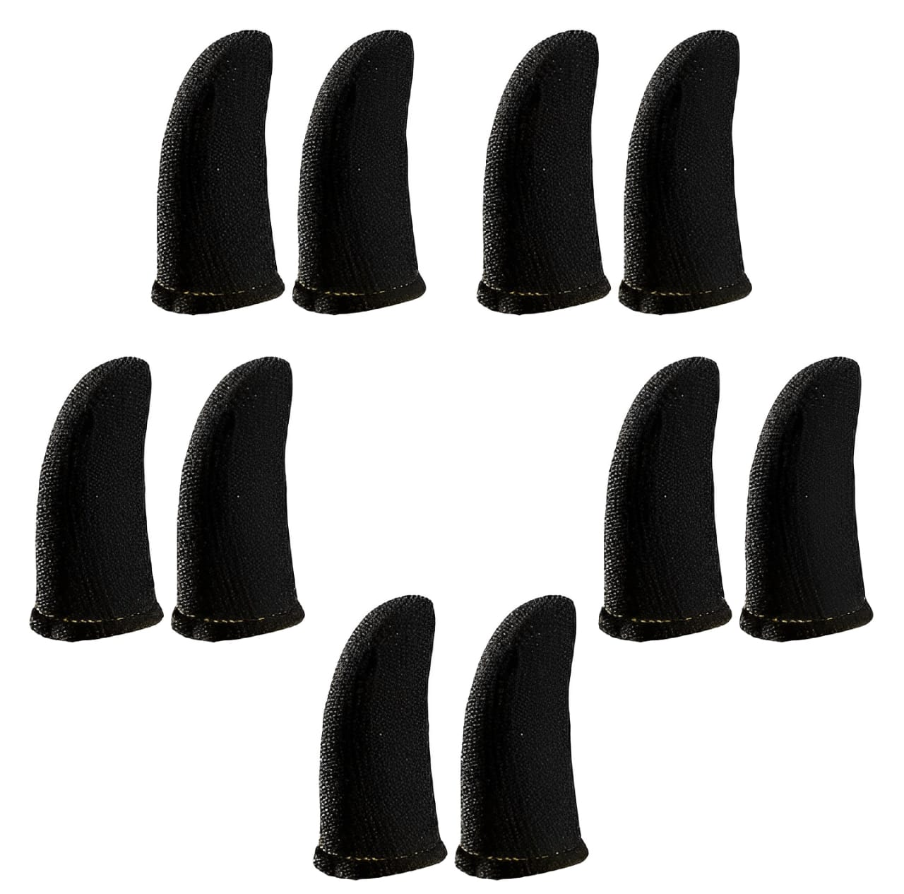 Premium Gaming Finger Sleeves Bundle - Breathable, Anti-Sweat, Touch Screen-Friendly Thumb