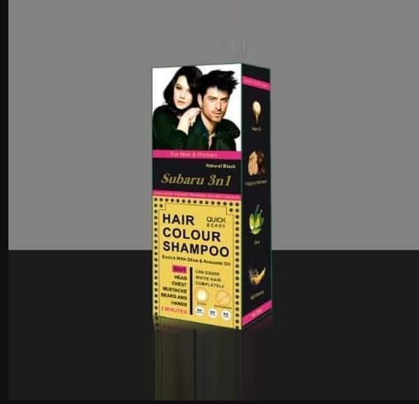 Subaru 3 in 1 Black Hair Color Shampoo | Hair Color Shampoo