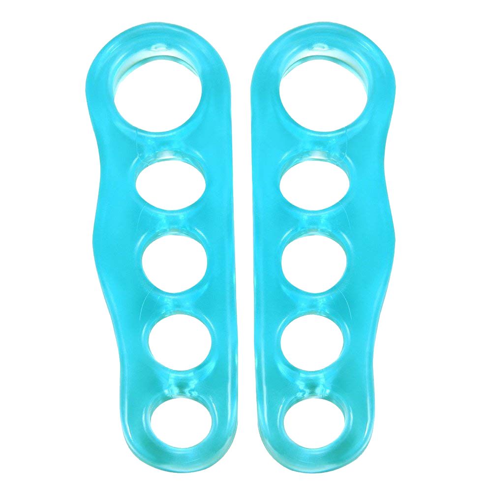 Reusable Gel Toe Separators & Straighteners for Hammer & Overlapping Toes -