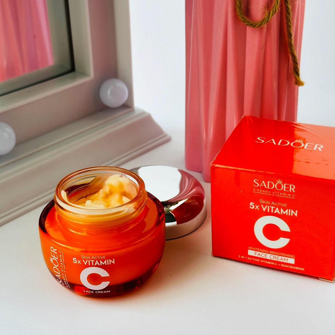Sadoer 5x Vitamin C Skin Active whitening Cream | Vitamin C Hydrating