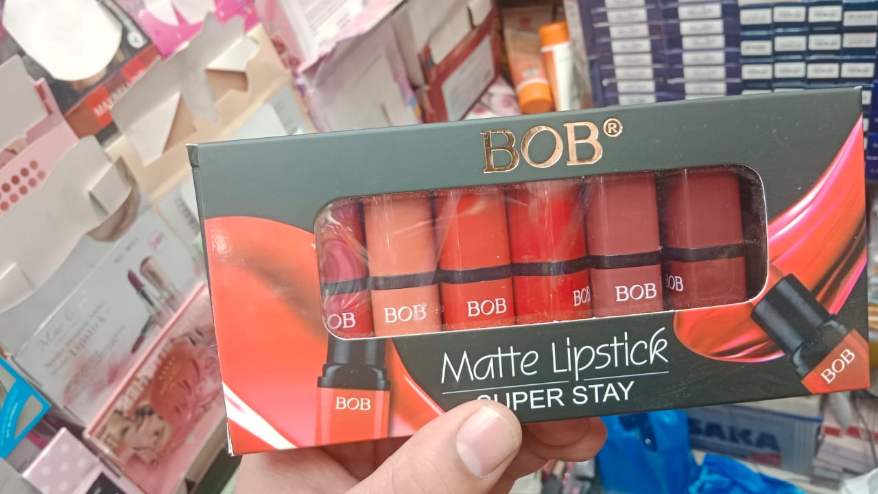 Pack of 6 Bob Super Stay Matte Lipstick Set | Best Quality