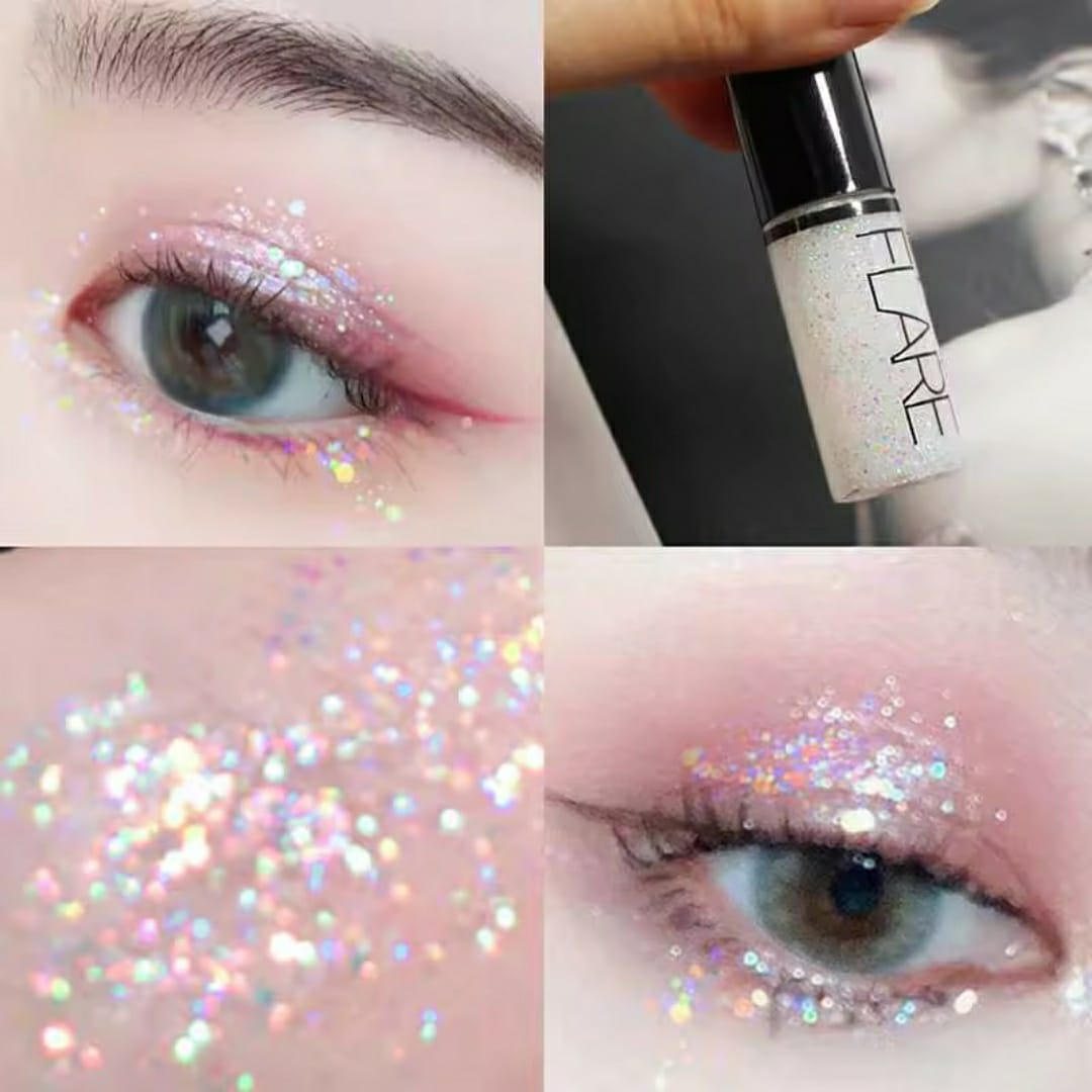 Pack of 6 Mocallure Metallic Shiny Waterproof Glitter Eyeshadow Liquid Eyeliner (Random