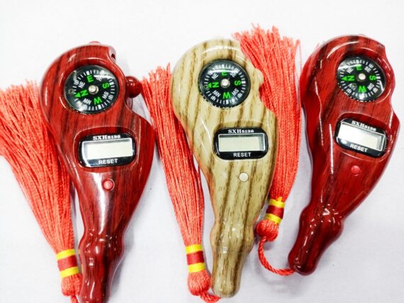 Digital Counter with Qibla Compass and Rotating Prayer Beads Portable Finger Tasbeeh