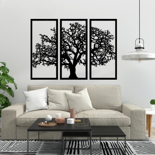 3d Tree wall Art | Wooden Tree wall Art | Wall