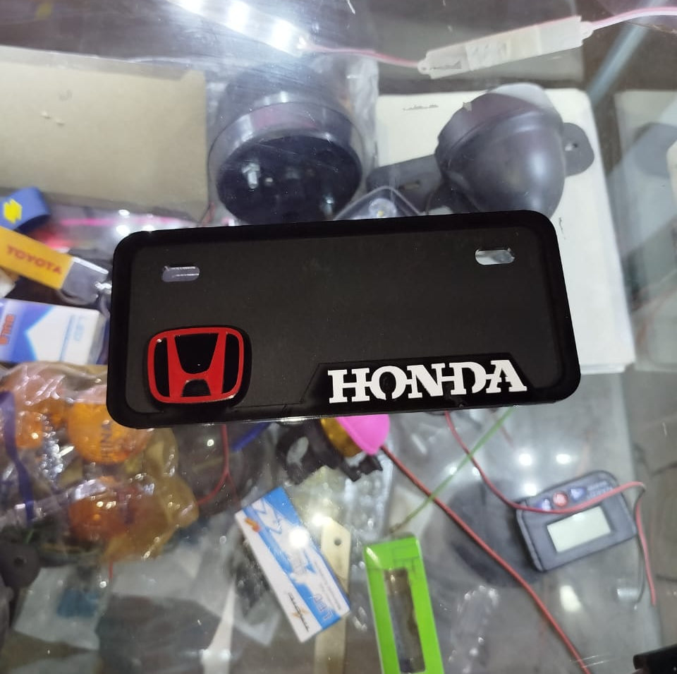 1 Piece Honda blank fancy Back number plate | Blank Number Plate