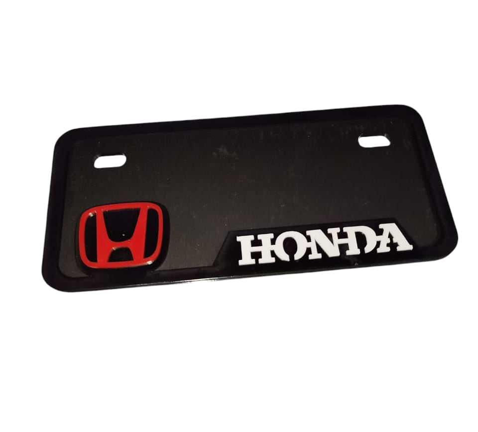 1 Piece Honda blank fancy Back number plate | Blank Number Plate