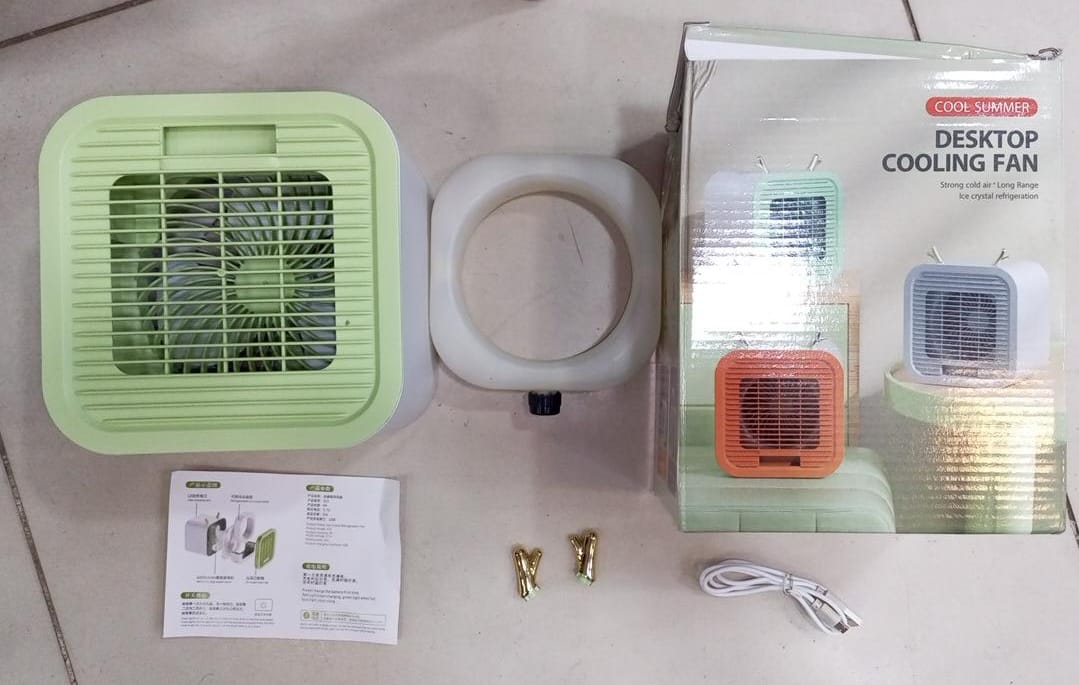 Portable Desktop Air Conditioning Fan | Three Gears Adjustable Strong Cold Air