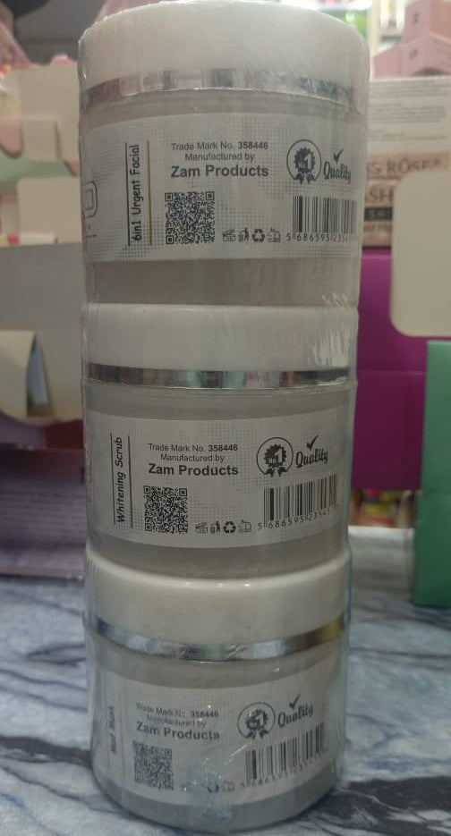 Derma Face Gold Series Whitening Facial 6 steps Whitening And Glowing Facial