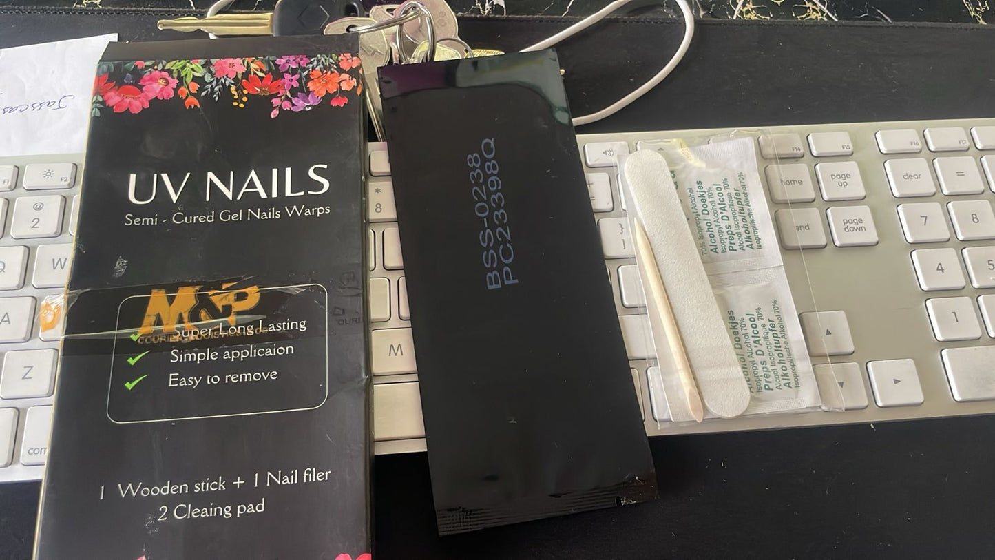 Pack Of 01 - UV Nails Sticker | Best Quality Nails |