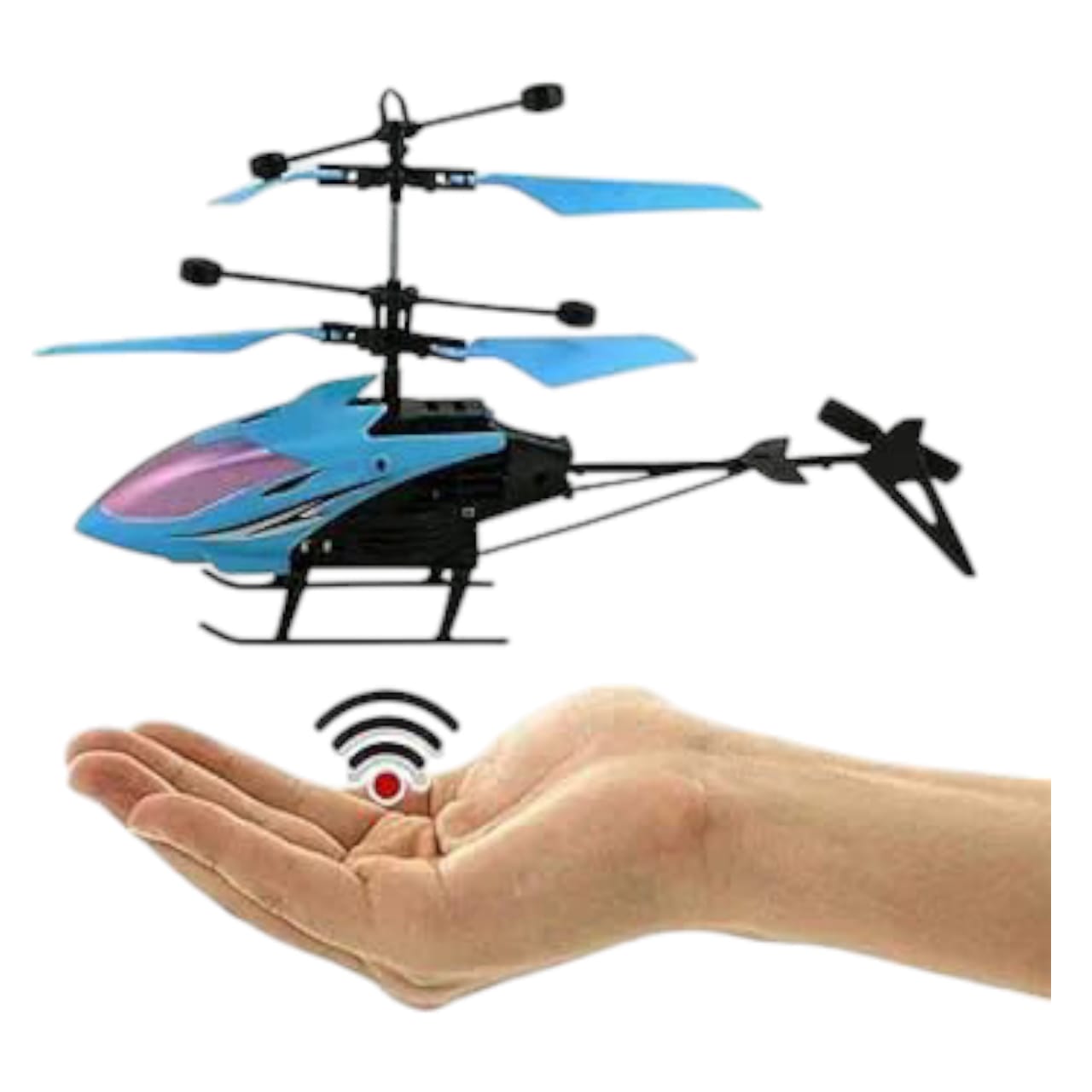 Infrared Induction LED Helicopter Hand Sensor Controlled, Rechargeable Flying Toy |