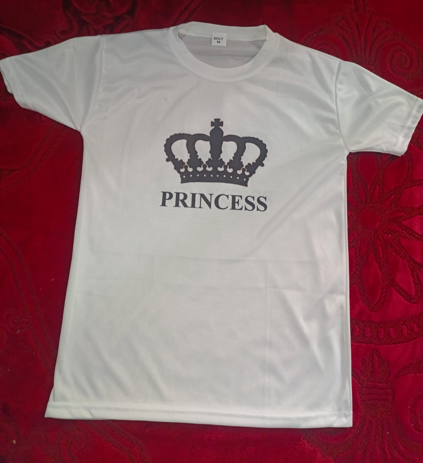 Stylish White T-Shirt with Cute Design Best Quality T-Shirts For Girls