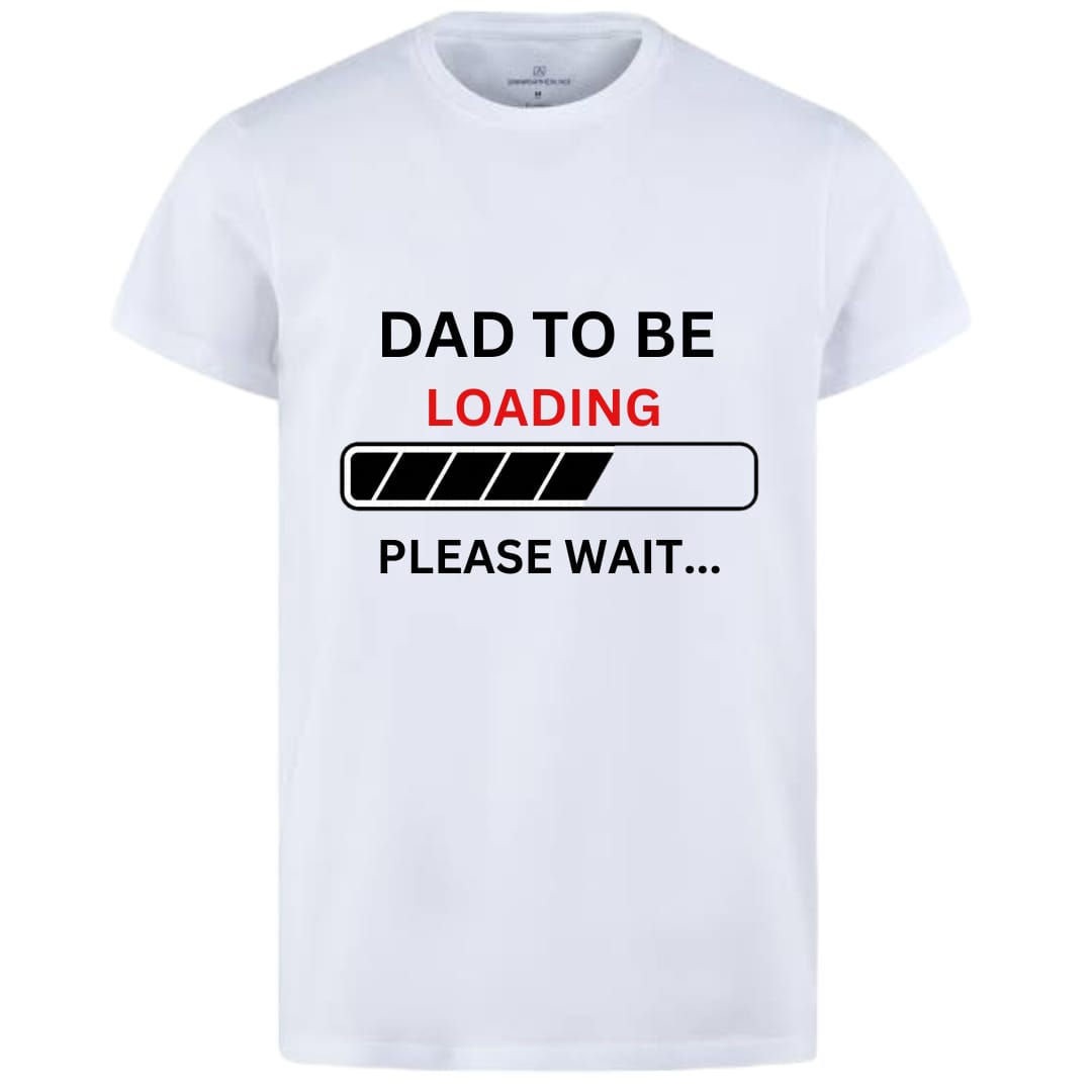 Dad to Be & Mom to Be Style White T-Shirt - Key