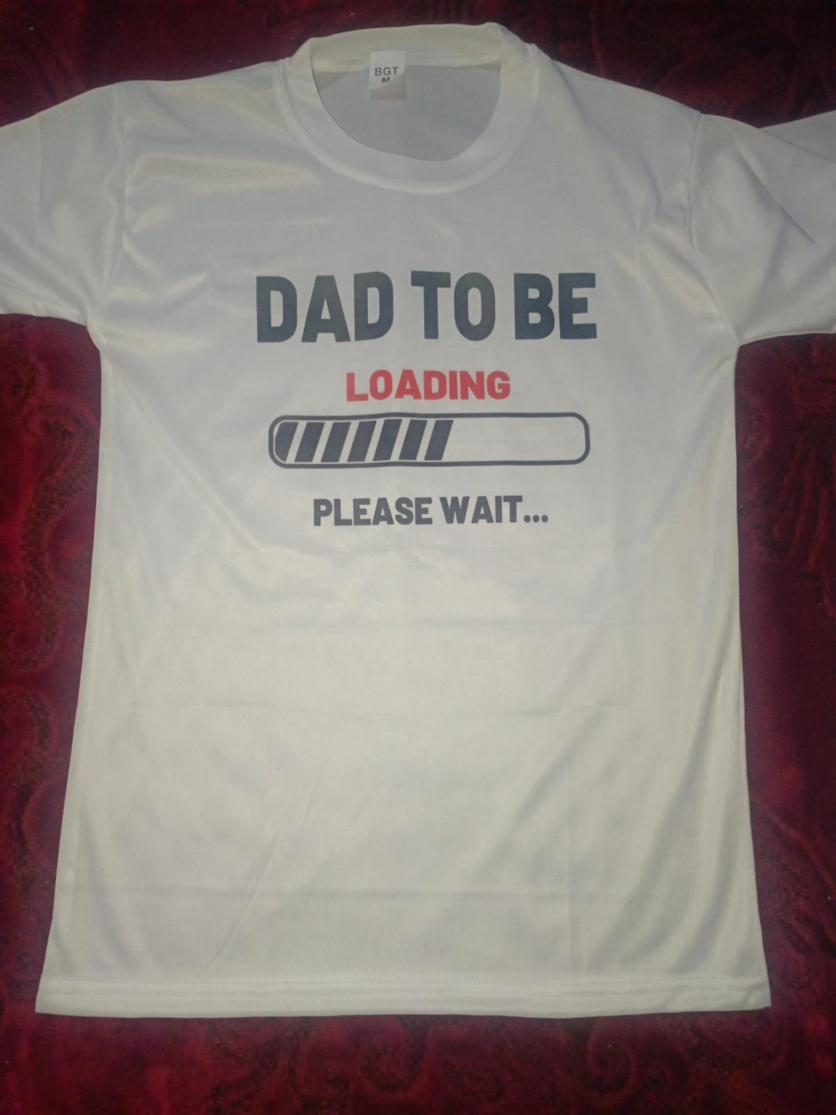 Dad to Be & Mom to Be Style White T-Shirt - Key