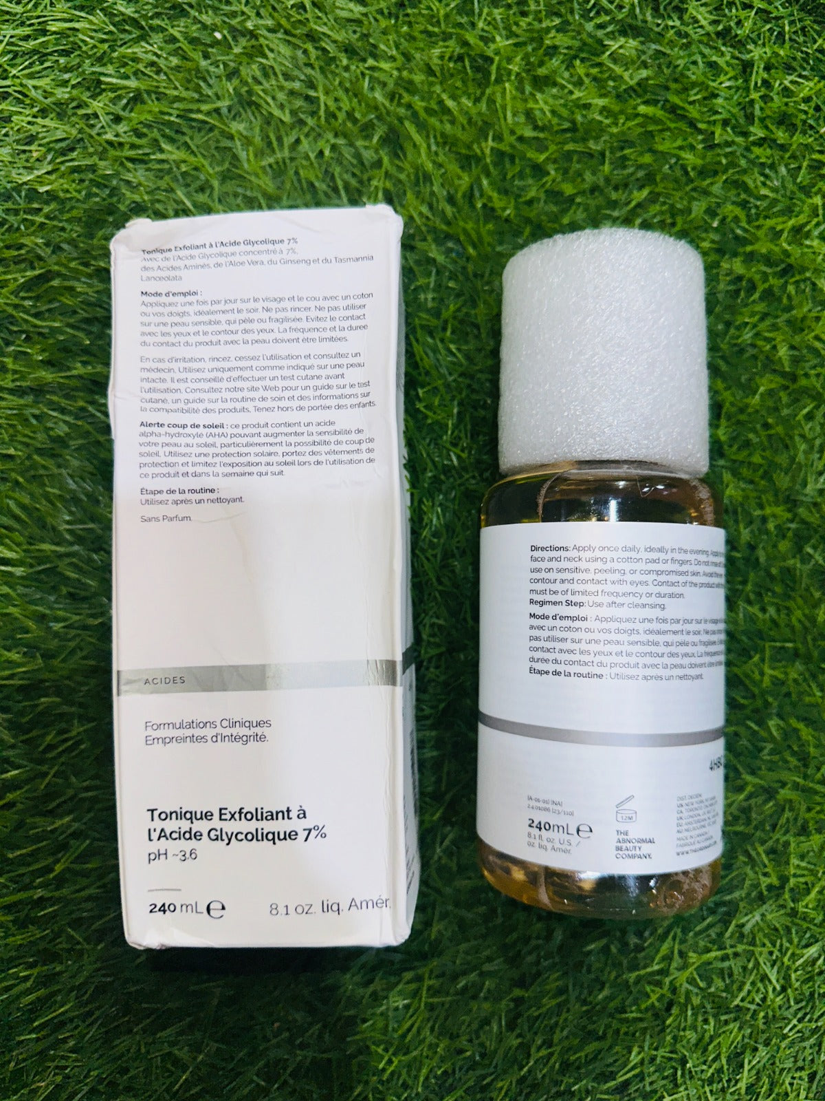 The Ordinary Glycolic Acid 7% Toning Solution Lightweight Liquid Provides Sun Protection