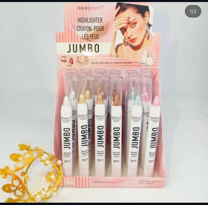 1 Pc Jumbo Multipurpose Crayon Highlighter + Eyeshadow Creamy Crayon