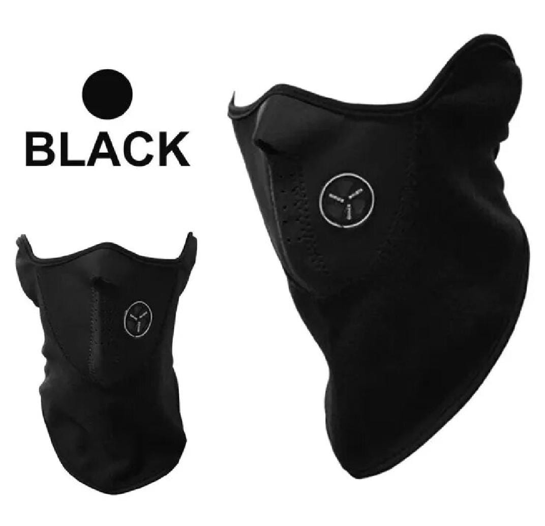Pack Of 01 Windproof Bike Mask Half Face Motorcycle Masks For Men
