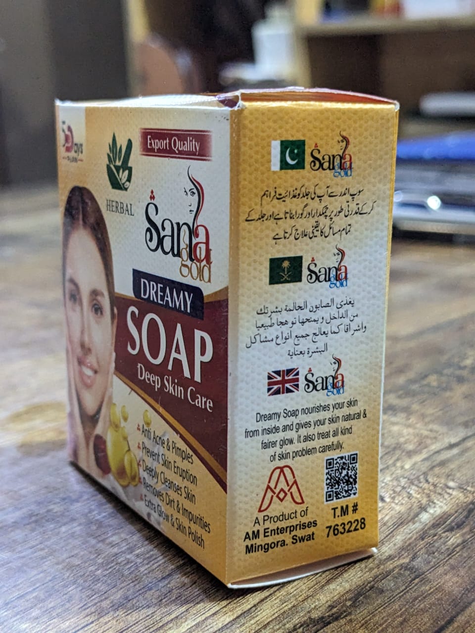 Pack of 07 - Sana Gold Magic Soap | Powerful Herbal Formula