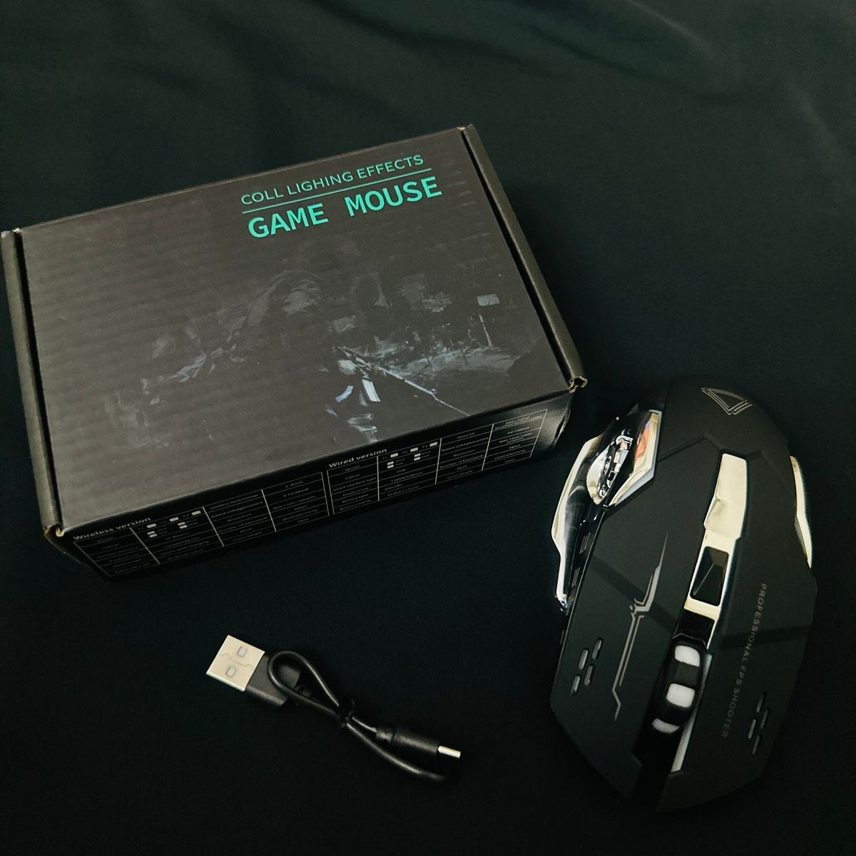Wireless & Rechargeable Gaming Mouse LED Light Mouse | Ultimate Gaming Wireless