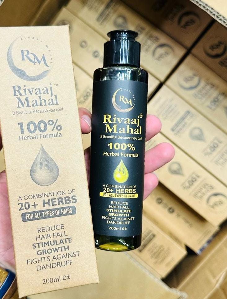 Rivaaj Hair Oil Hair Food Organic Hair Problem Solution 200 ml |