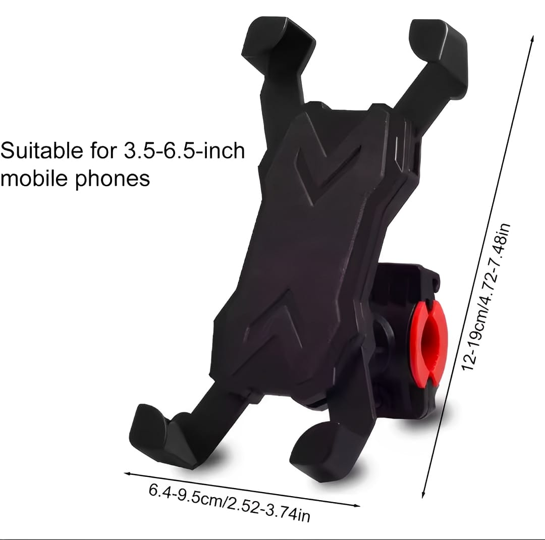 Mobile Phone Holder Stand for Bicycle & Motorcycle Universal 360° Rotation