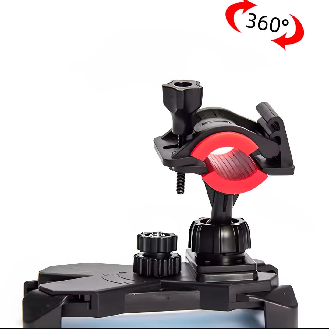 Mobile Phone Holder Stand for Bicycle & Motorcycle Universal 360° Rotation