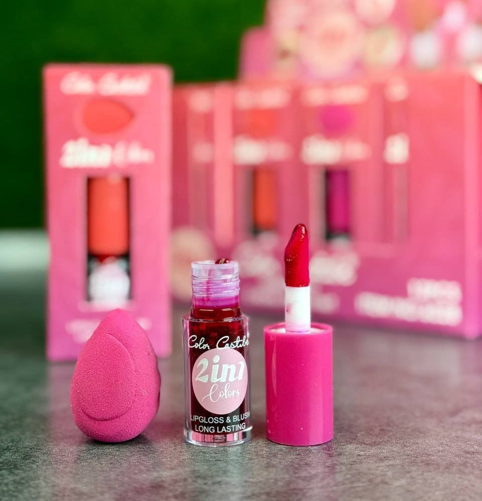 Moccallure Professio2 in 1 Makeup Deal Color Castile Lip Gloss &