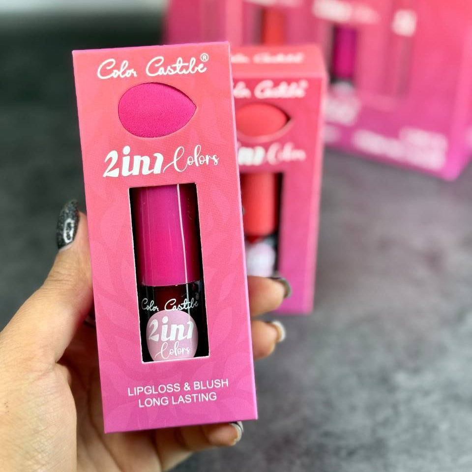 Moccallure Professio2 in 1 Makeup Deal Color Castile Lip Gloss &