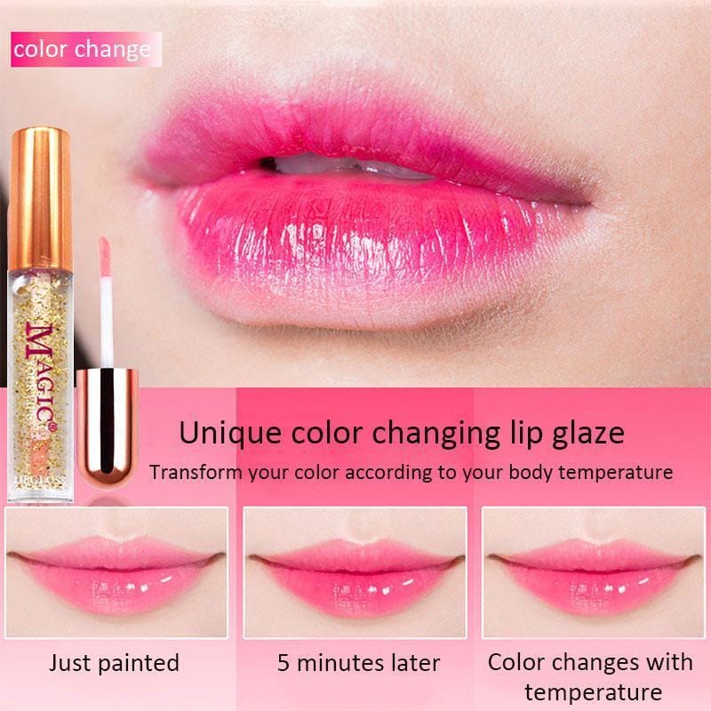 Magic Glossy Lip Oil | Color Changing Lip Gloss | Personalized Tint
