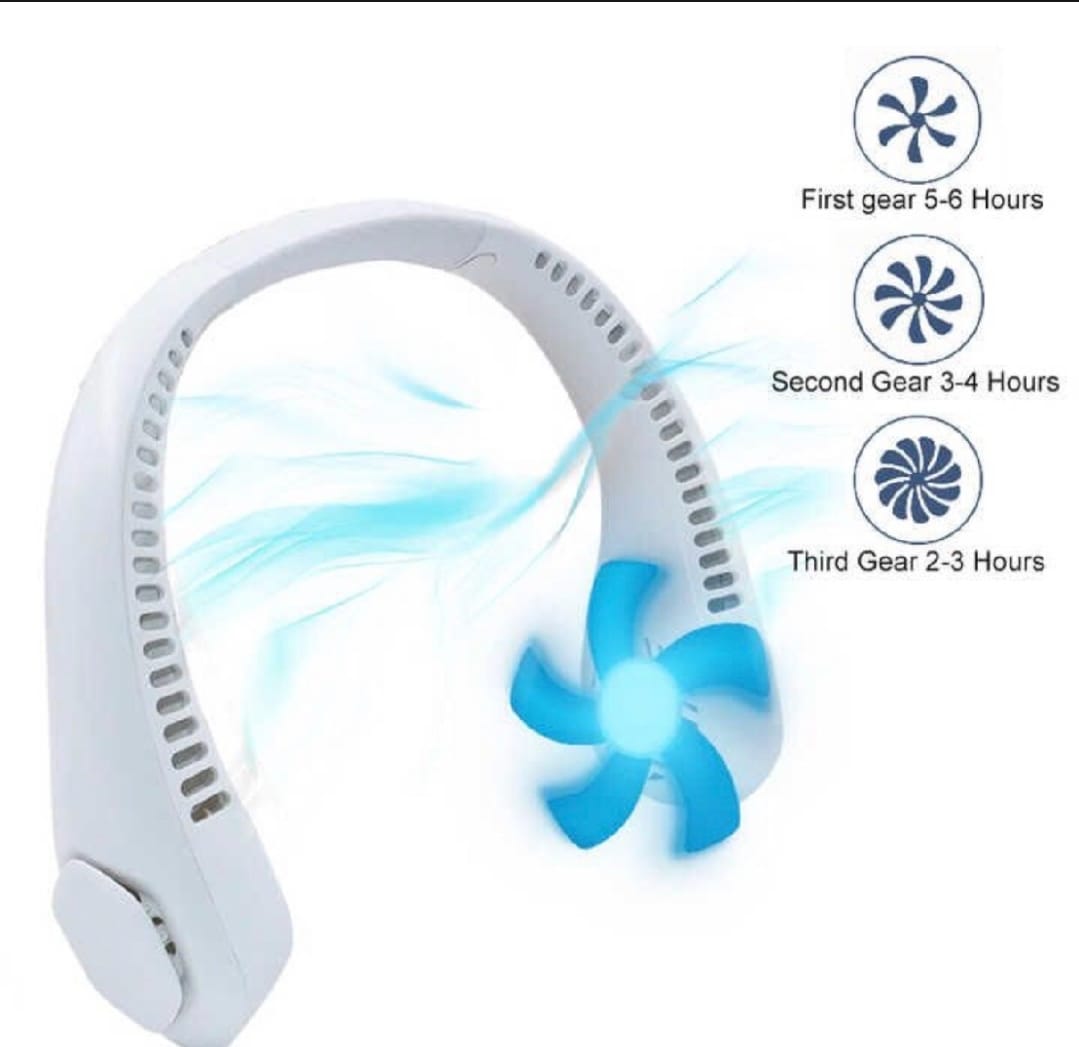 Neck Fan Portable Bladeless neck fans Portable Hanging Neck Fan Micro Cooling