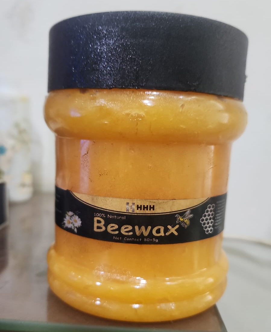 HHH Beewax 500g Pure, Natural & Multipurpose Beekeeping Wax for DIY,