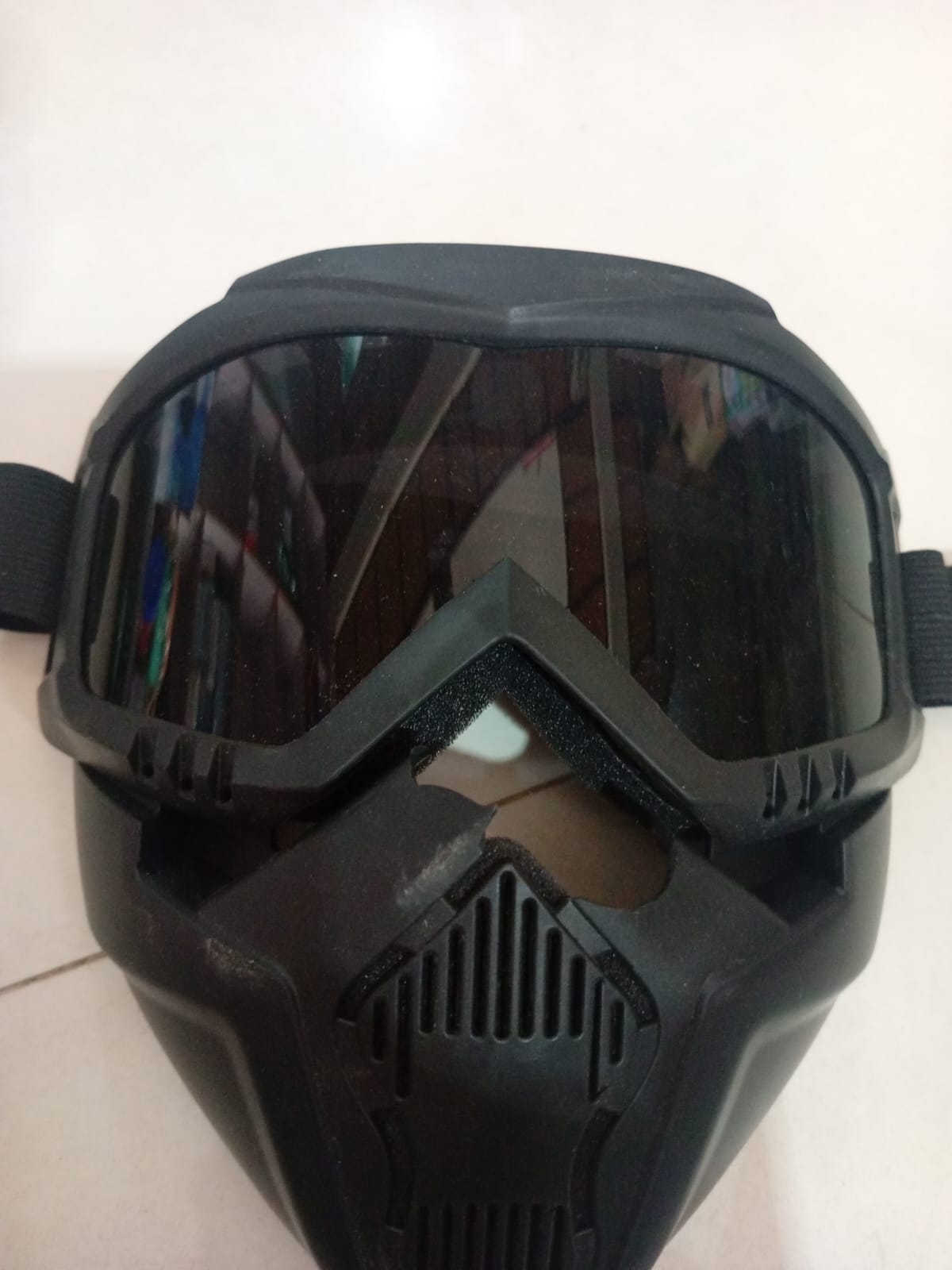 (NW000393) Motorcycle Goggles with Removable Full Face Mask Riding Glasses Dirt Bike