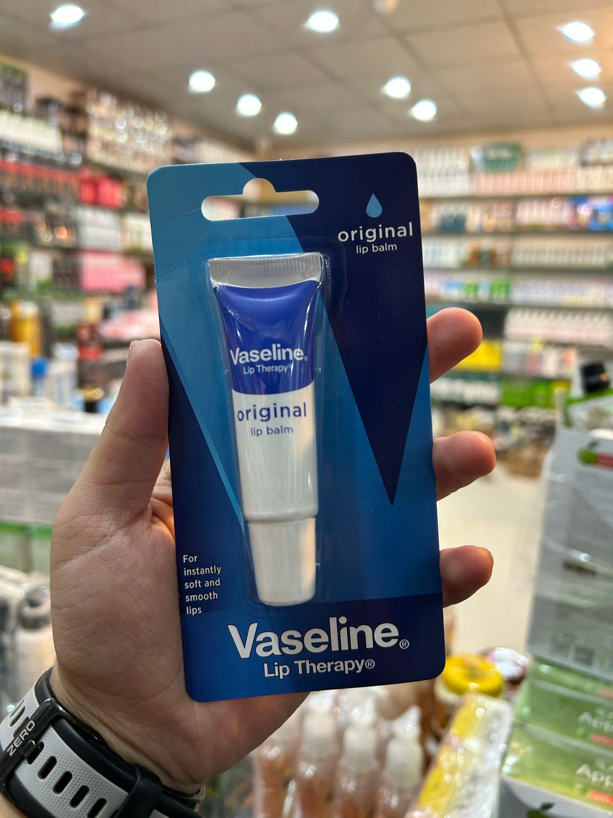 Vaseline Lip Balm 10g Moisturizing Care for Soft, Smooth Lips