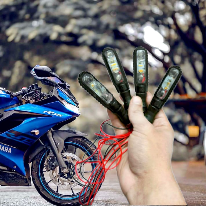 Bike Indicator -Universal Flexible Bike Indicator Light for Safe Riding llex to
