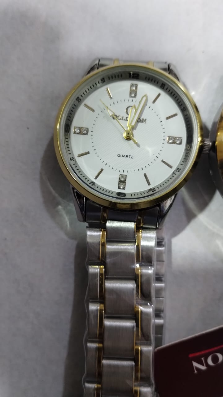 Stainless Steel (Couple Watch) | GOLDSTON | Quartz | New Luxury Design