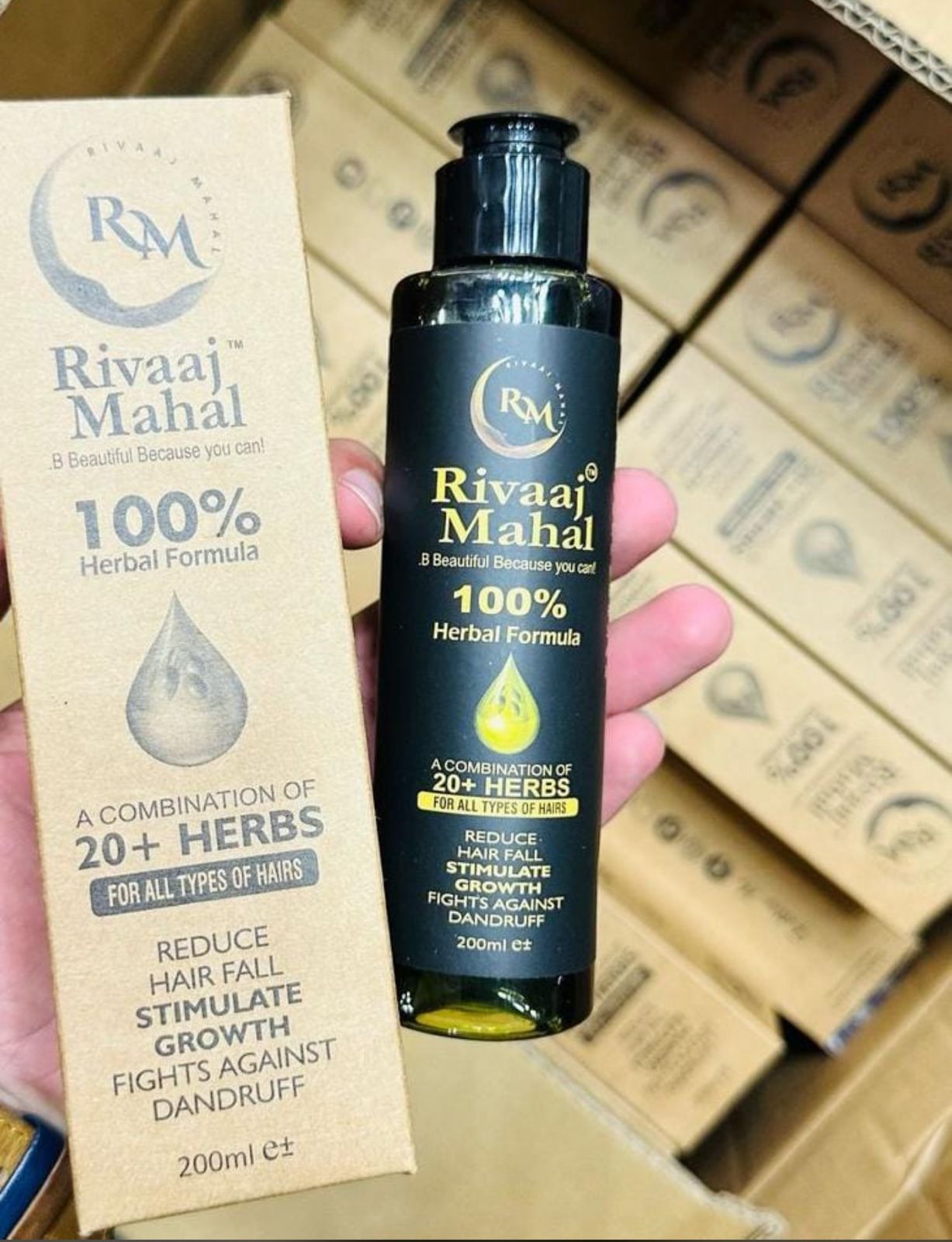 Rivaaj Hair Oil Hair Food Organic Hair Problem Solution 200 ml |