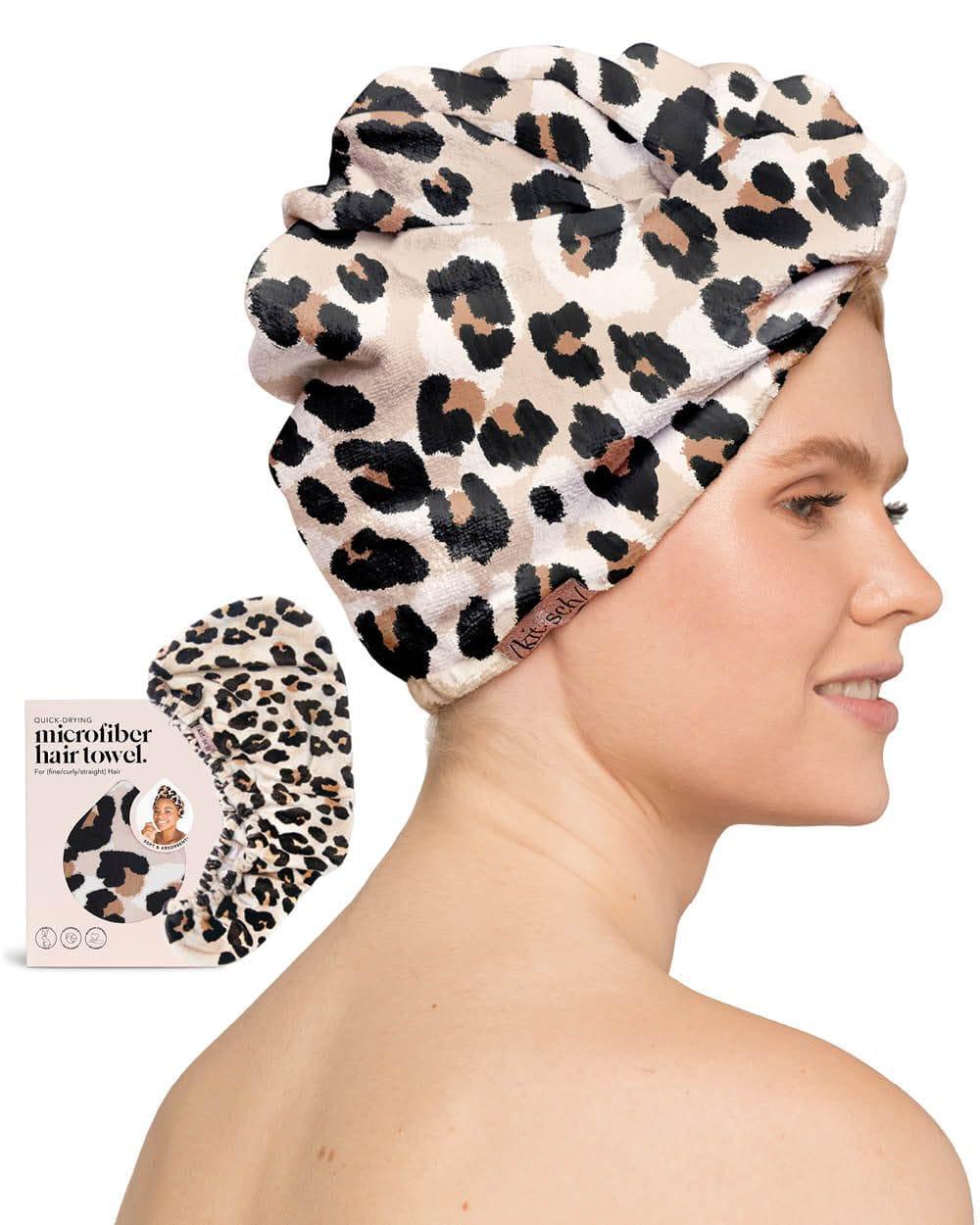 Terry Cotton Printed Hair Towel (1 Pc) (Random Design) Quick‑Dry Multicolor Wrap