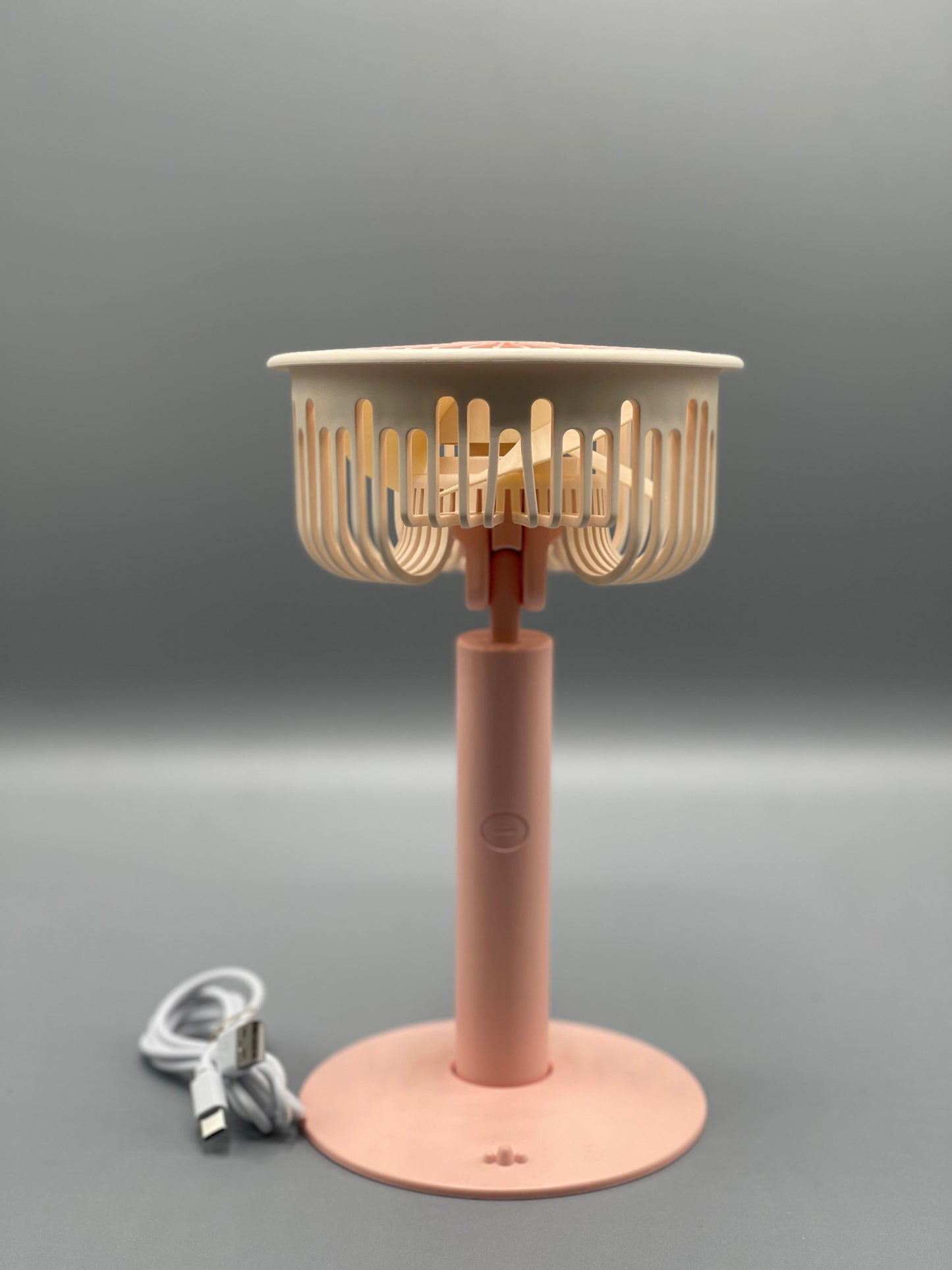 Mini Portable Electric Fan for Students, Dorm Room USB Rechargeable, Quiet