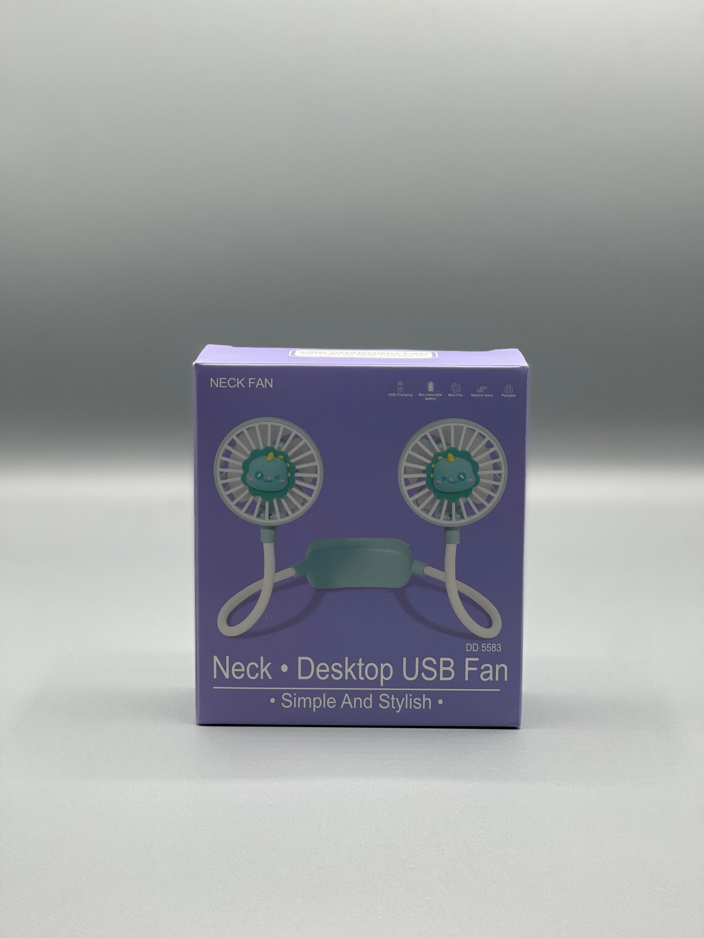 Mini Neck Fan Portable USB Rechargeable Hands-Free Wearable Cooling Fan |