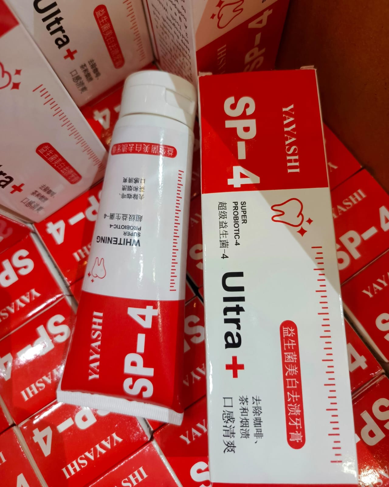 Yayashi Sp-4 Ultra Whitening Toothpaste Probiotic Stain Remover / Stain Removing Toothpaste,