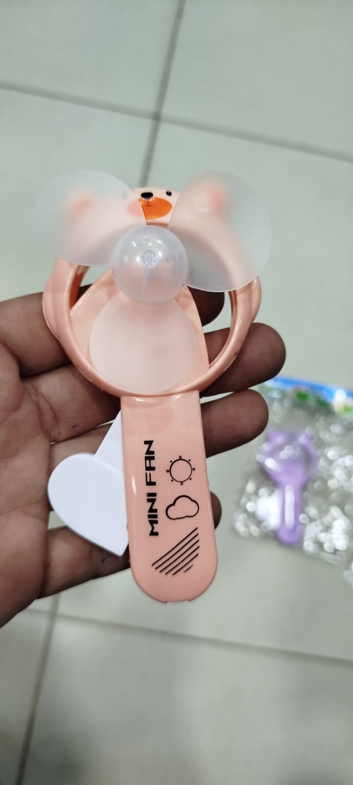 Manual Cute Summer Hand Fan Durable Ultra-Quiet Cooling Fans for Travel Office