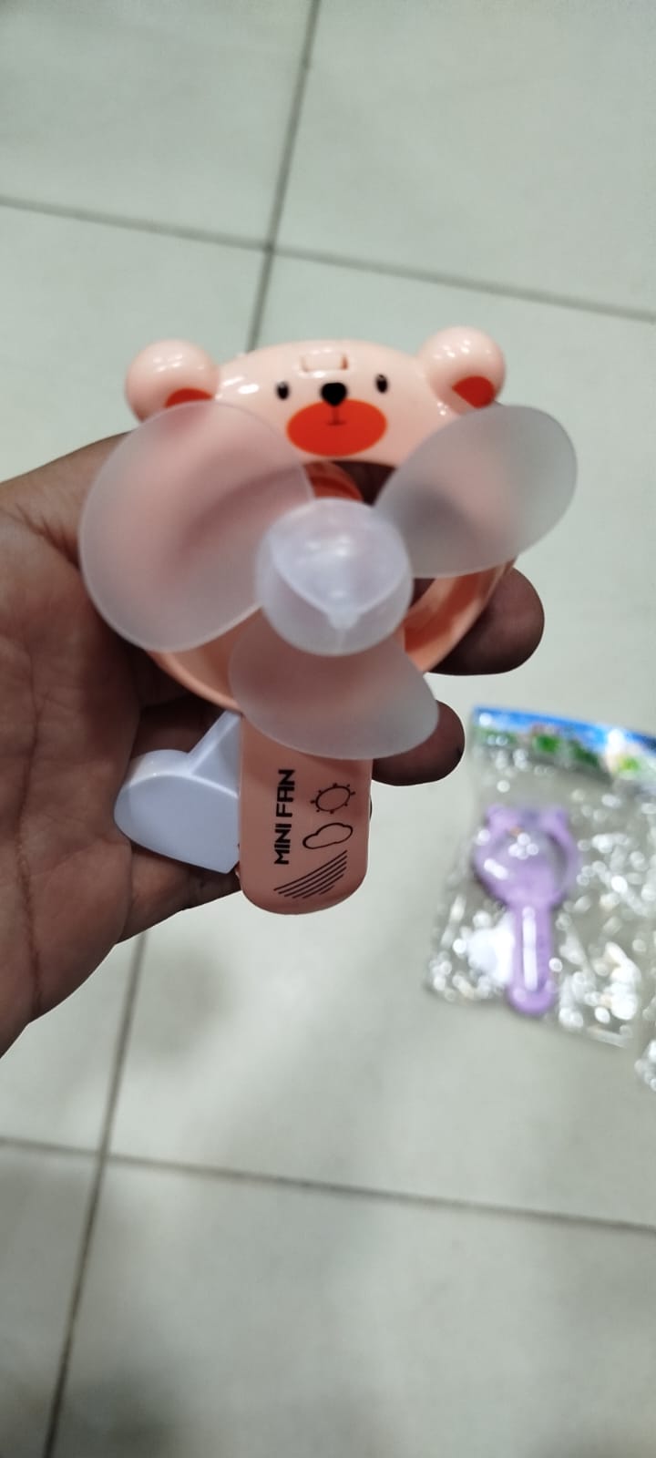 Manual Cute Summer Hand Fan Durable Ultra-Quiet Cooling Fans for Travel Office