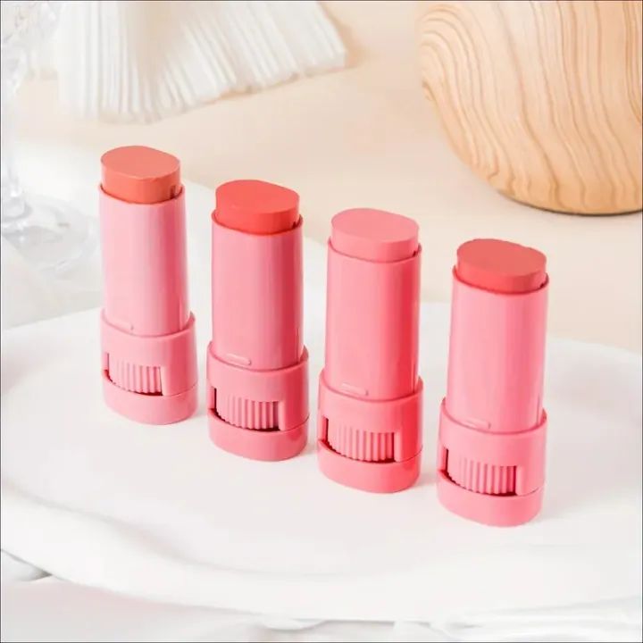 High-Pigment Matte Blush Stick Long-Lasting, Water-Resistant & Blendable Contour Balm -