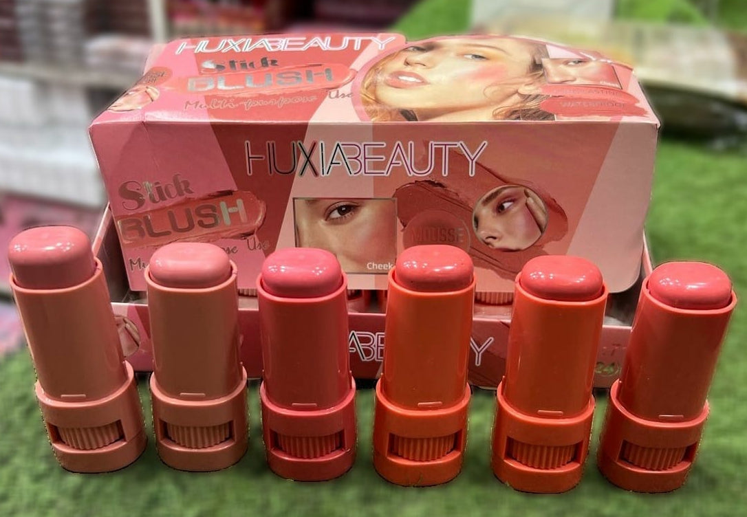 High-Pigment Matte Blush Stick Long-Lasting, Water-Resistant & Blendable Contour Balm -