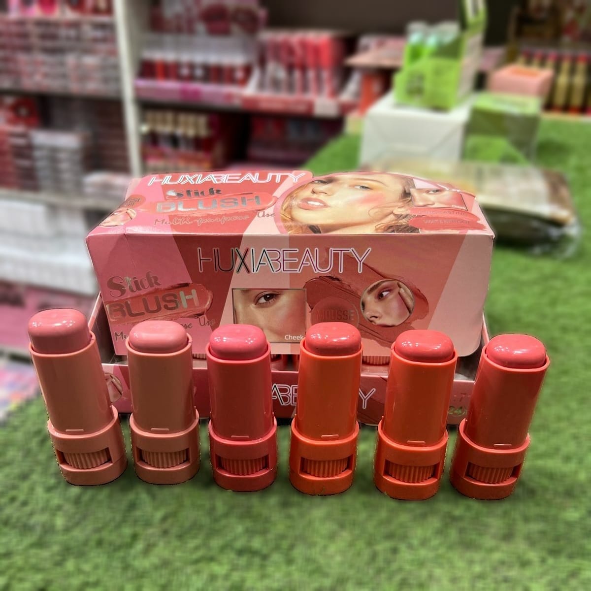 High-Pigment Matte Blush Stick Long-Lasting, Water-Resistant & Blendable Contour Balm -