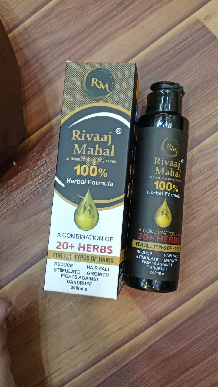 Rivaaj Hair Oil Hair Food Organic Hair Problem Solution | Best Quality