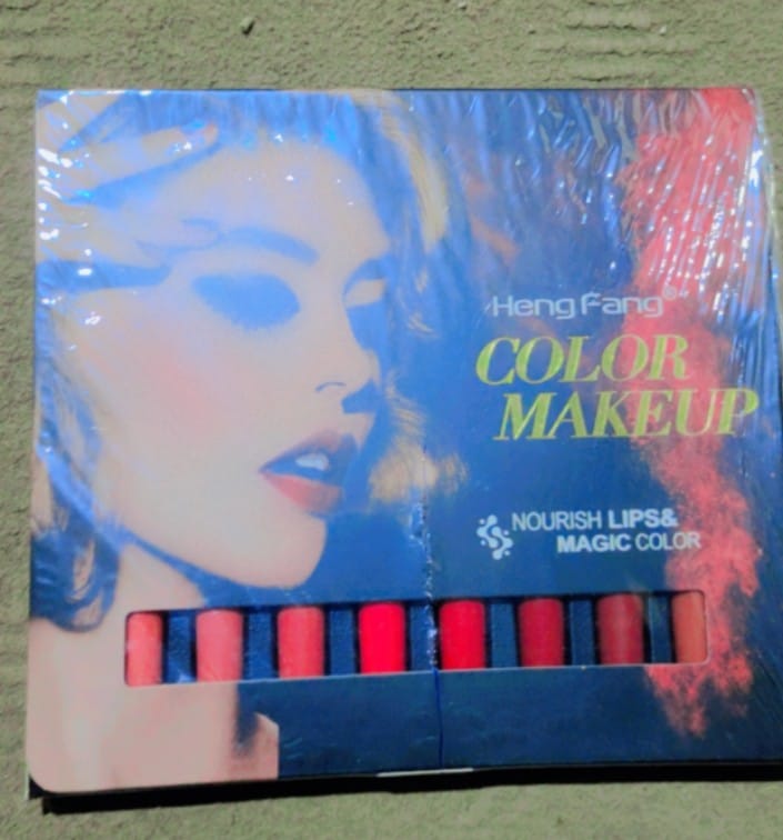 Pack Of 8 2-In-1 Matte Lipstick And Lip Liner Set, Waterproof