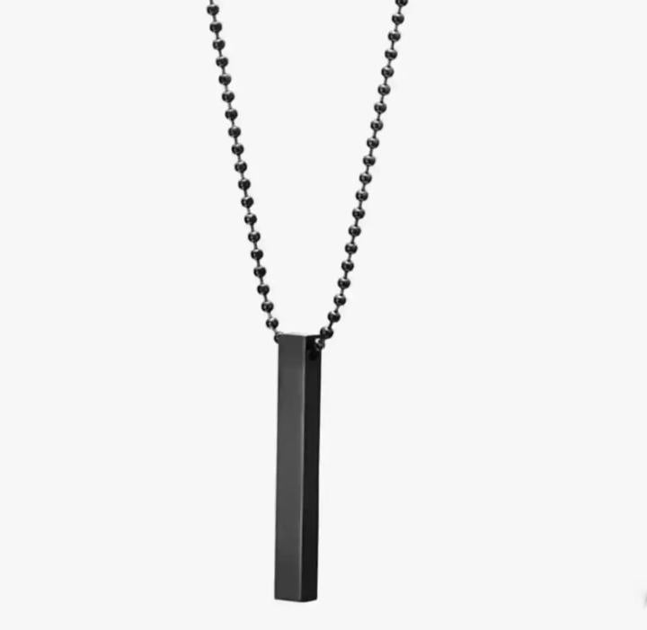 vertical bar Necklace Locket Chain for boys girls neck chain for men